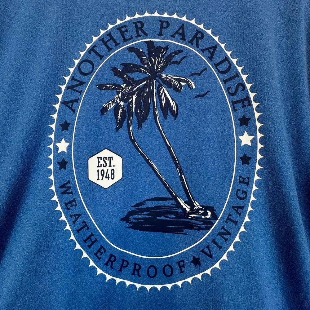 Original Weatherproof Vintage T-Shirt Men's XL Graphic Palms Long Sleeve